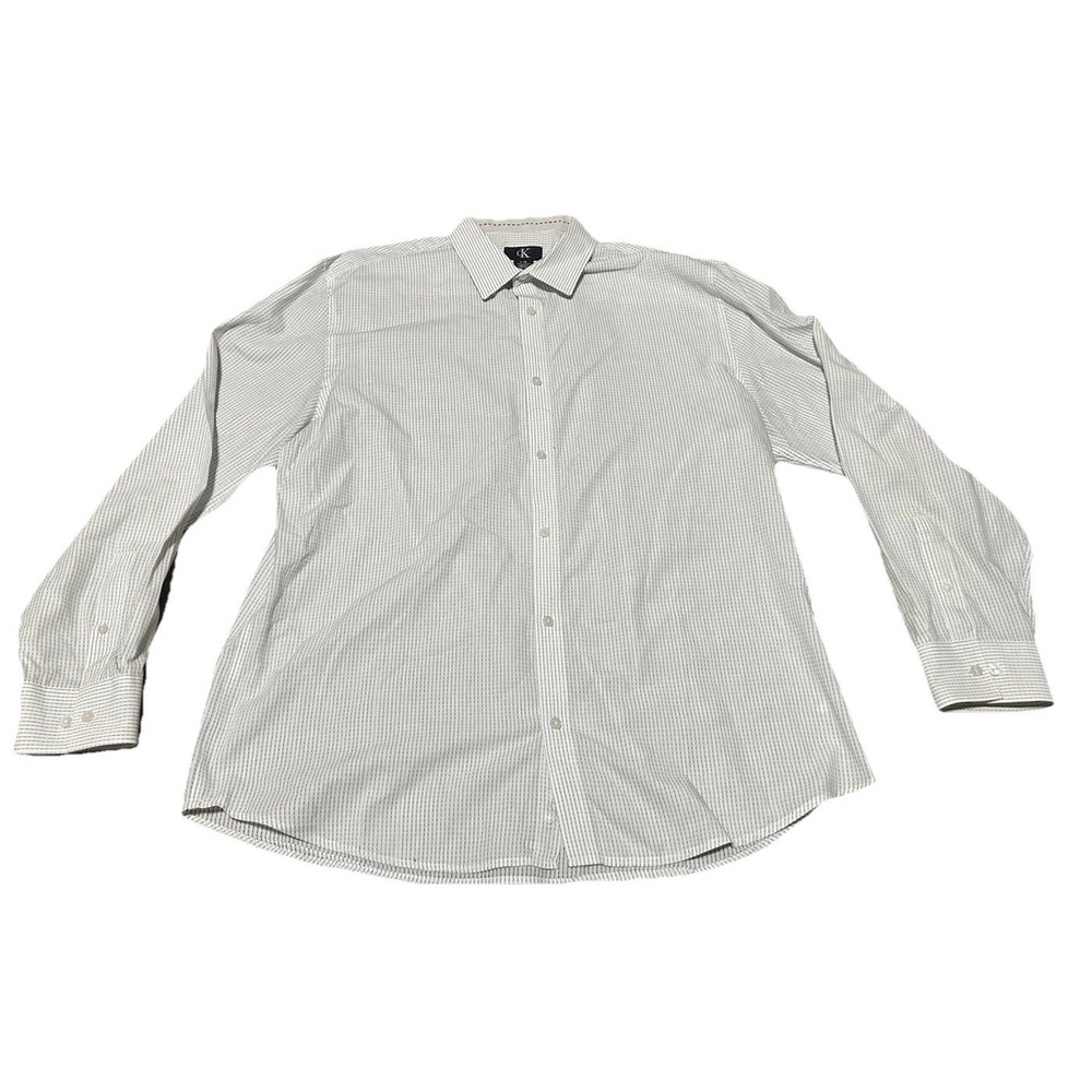 Calvin Klein Button Down Men's Shirt Size Large